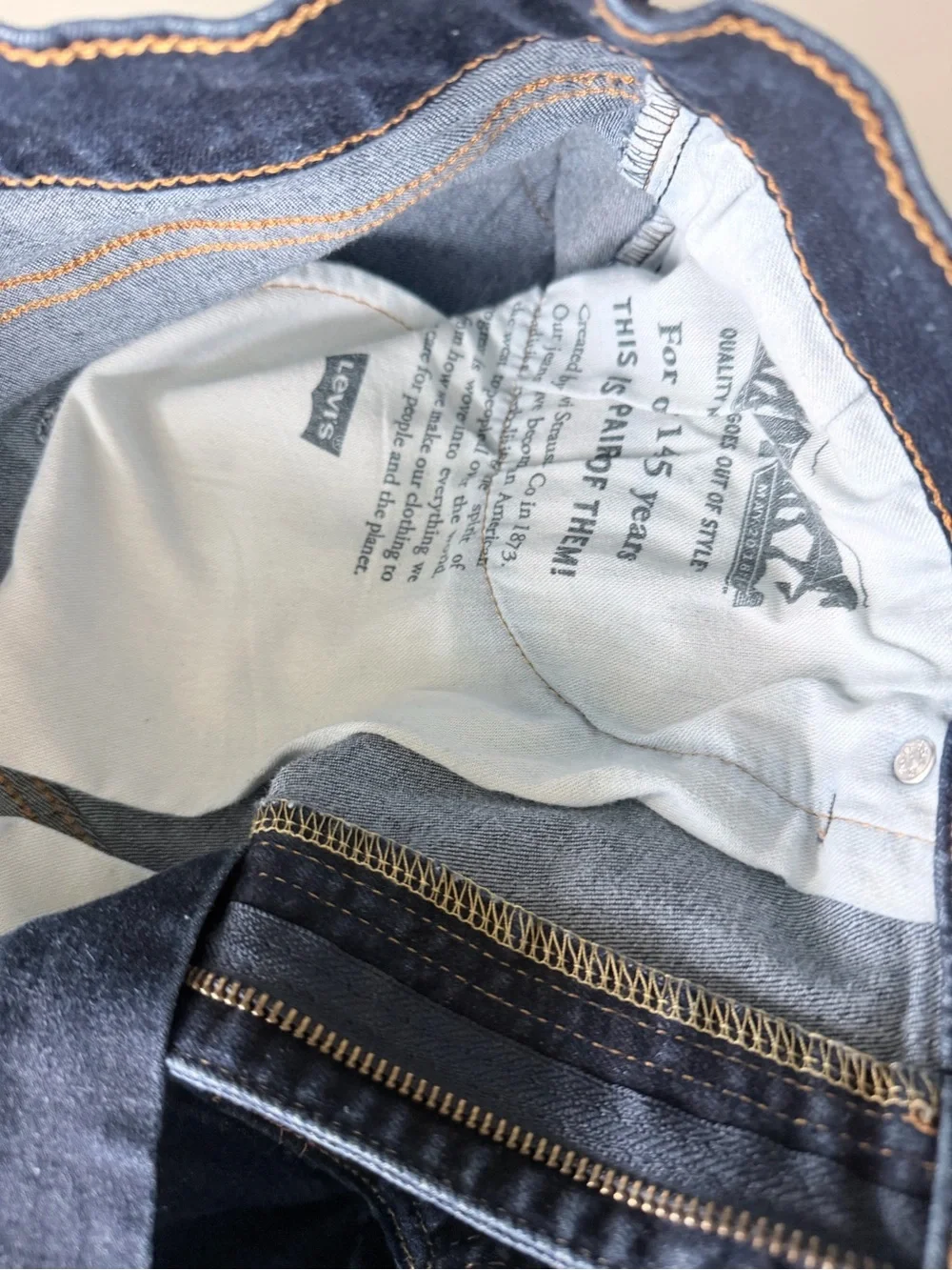 Levi's Men’s  Navy Jeans 511 36x34